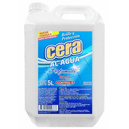 CERA AL AGUA PERFUMADA ROJA