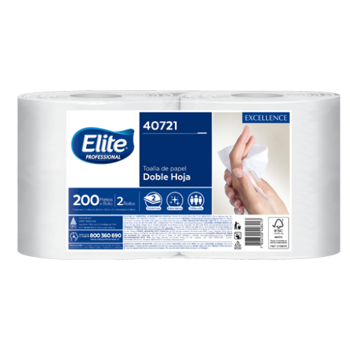 TOALLA DE PAPEL ELITE JUMBO 200 Mts.