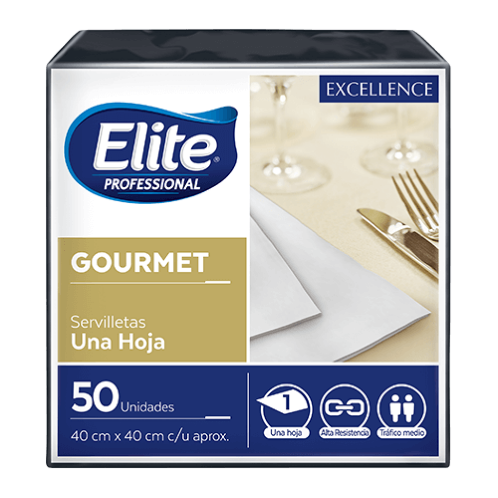 SERVILLETA GOURMET NEGRA